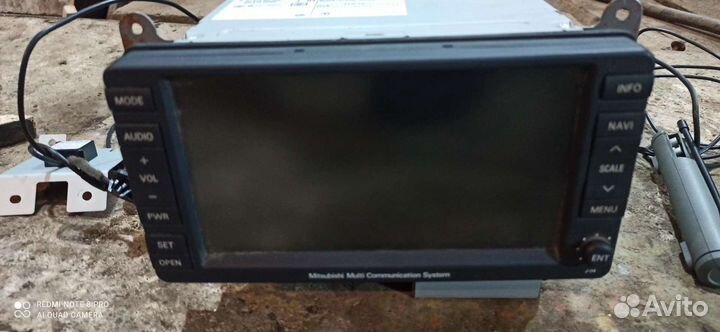 2 din Магнитола j04, митсубиси аутлендер комплект