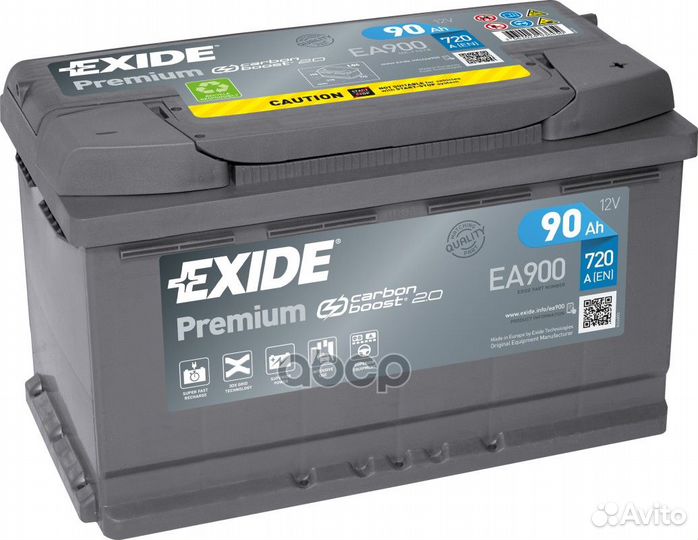 Exide EA900 premium аккумуляторная батарея 19