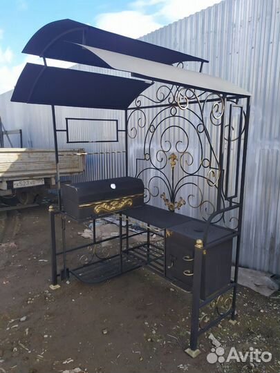 Мангал-беседка loft