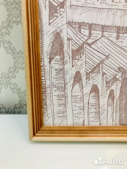 Рамка (дерево - стекло) 30/40 см