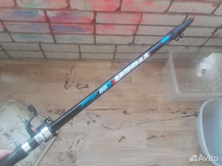 Удочка телескопическая с катушкой