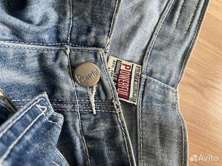 Джинсовые бриджи (W25) лето Powerful (С Ш А)