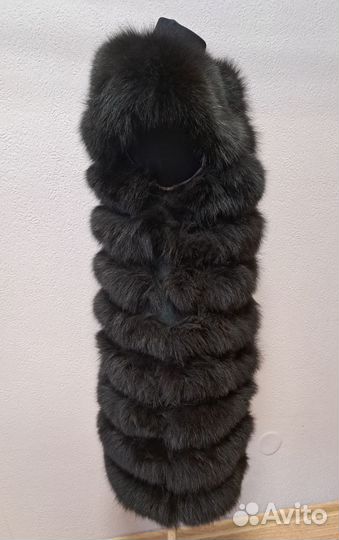 Меховой жилет xs+сапоги 37р-р