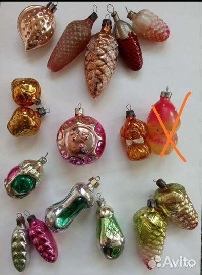 Ёлочные игрушки. СССР