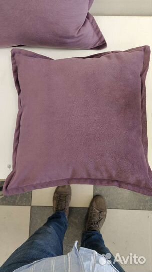Подушки декоративные 2 шт. Сиреневые