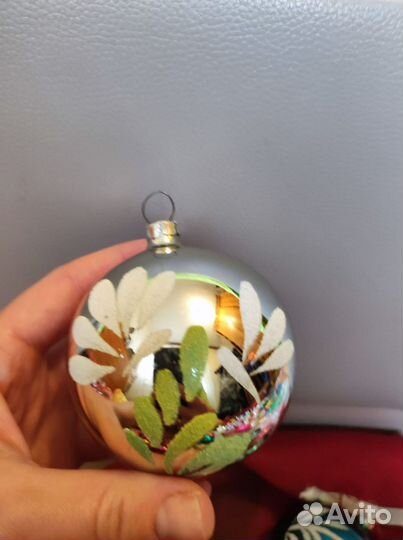 Новогодние игрушки стекло СССР