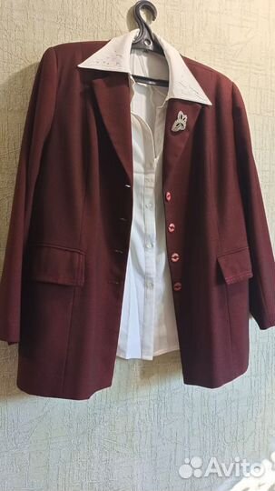 Брючный костюм женский тройка