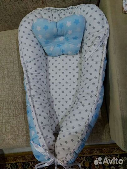 Гнездо-кокон для новорожденных от 0 до 6 месяцев