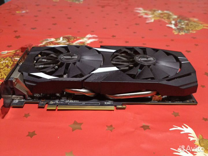 Видеокарта Asus rx580 4gb