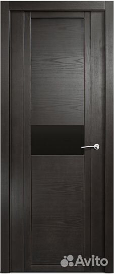 Межкомнатная дверь шпонированная Milyana Qdo H, ос