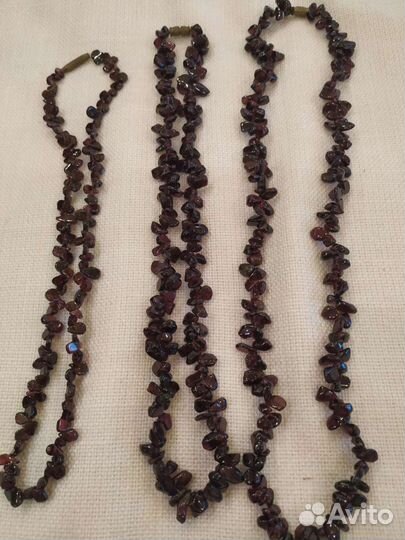 Гранатовые бусы