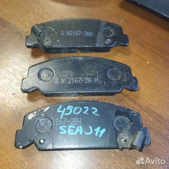 Колодки тормозные перед Honda Accord 45022seaj11
