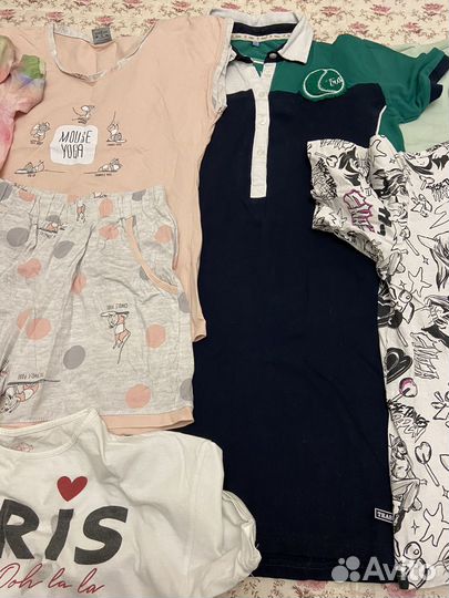 Детские вещи пакетом для девочки (152-158 см)