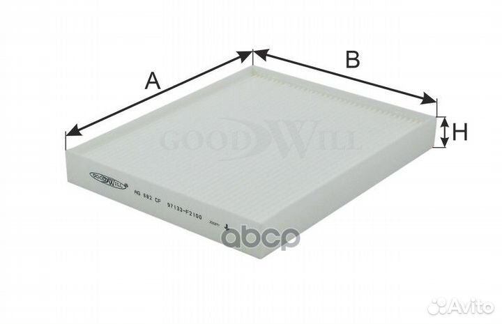 Фильтр салона ag682cf Goodwill