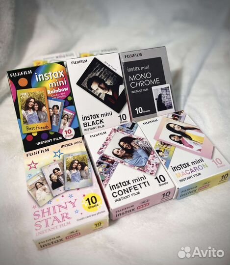 Картридж Fujifilm instax mini, и цветные рамки