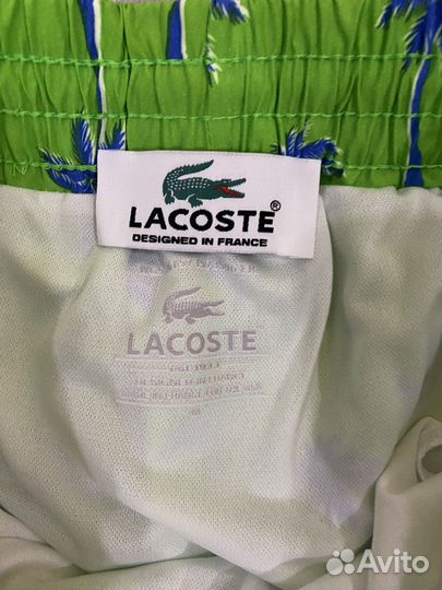 Новые пляжные шорты Lacoste