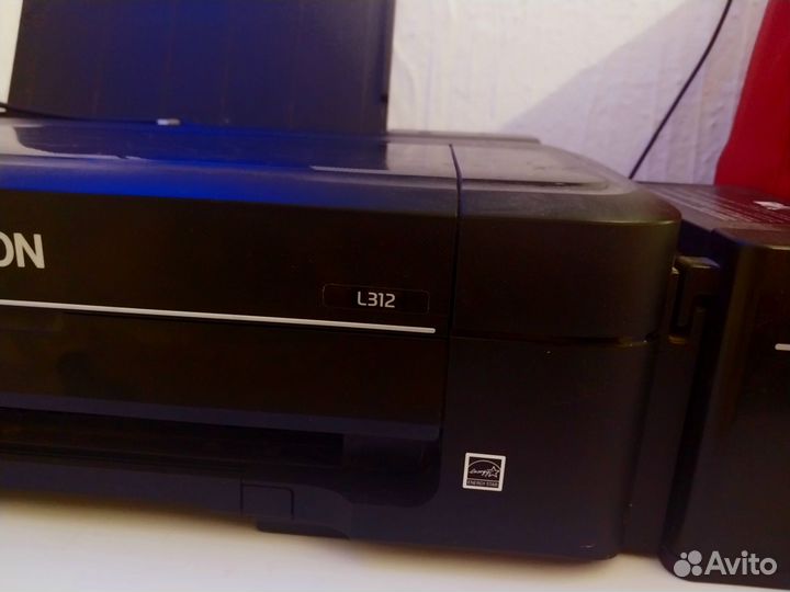 Принтер струйный epson l312 снпч
