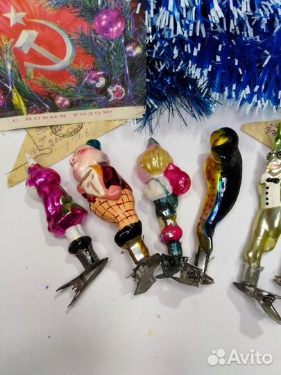 Елочные игрушки СССР