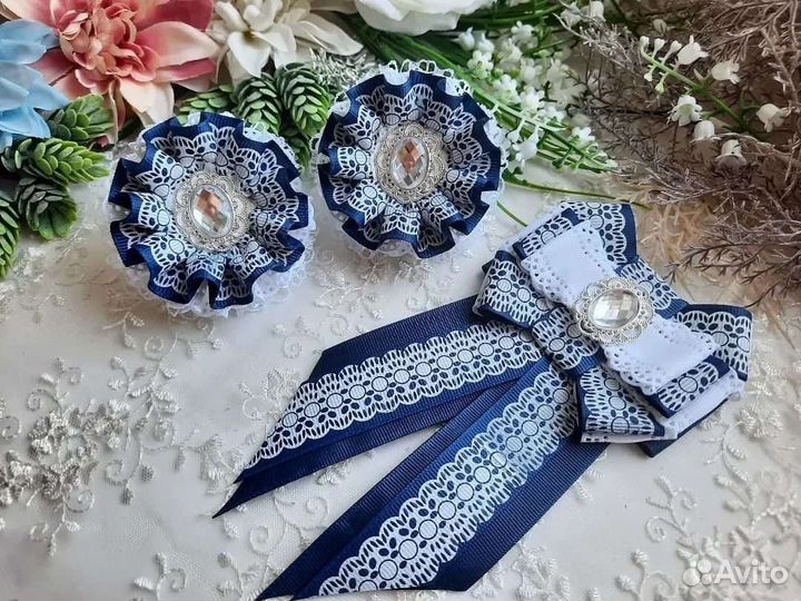 Галстук школьный для девочек