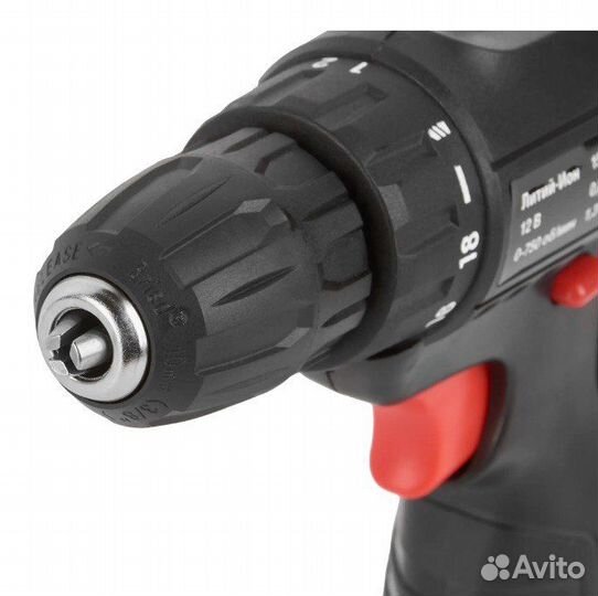 Дрель-шуруповерт аккумуляторная DRA-12/Р, 12 В Li