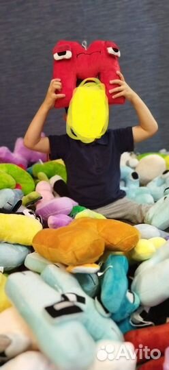 Мягкие игрушки, буквы Алфавит Лор