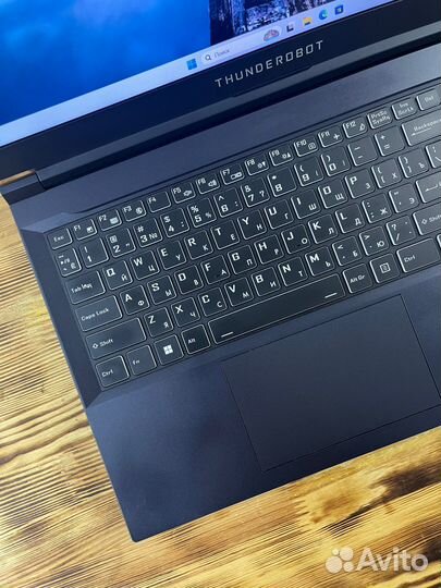 Игровой ноутбук thunderobot, i5 12-го, 16Gb, RTX 3
