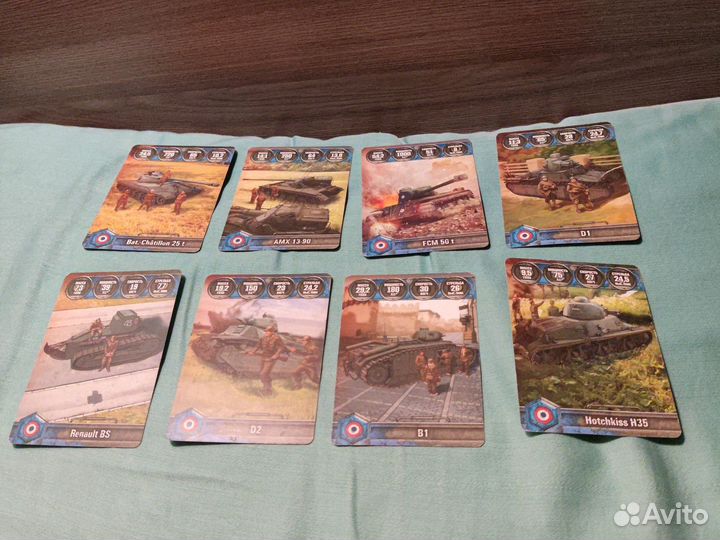 Карточки World of tanks