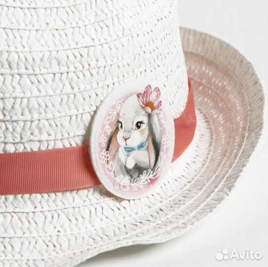 Шляпа соломенная детская
