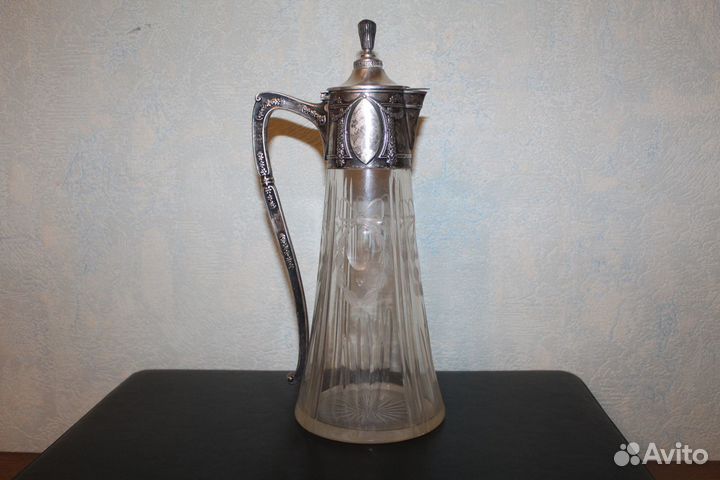 84 пр. Большой графин в стиле Хлебникова. Серебро