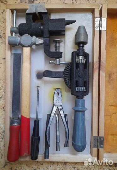 Детский набор слесарного инструмента СССР