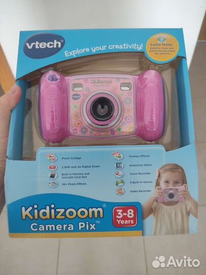Kidizoom camera pix vtech розовая