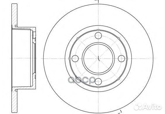 Диск тормозной 617300 Road house