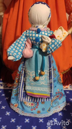 Славянская кукла мотанка Берегиня, Вербница, Трав