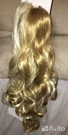 Шиньон хвост Новый 50см с мелированием