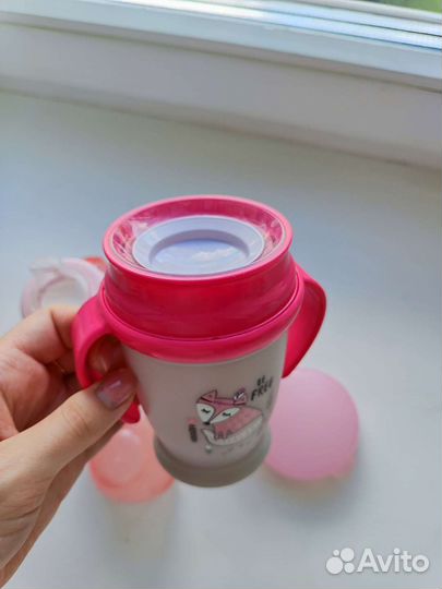 Поильники для малыша 6м+, 12м+