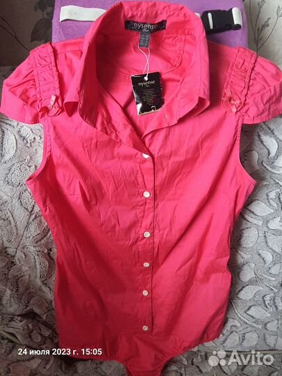 Новая рубашка боди летняя