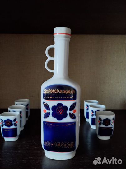 Набор Графин и 6 стопок Городница СССР