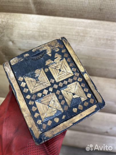 Пуговница Шкатулка Береста 19 век