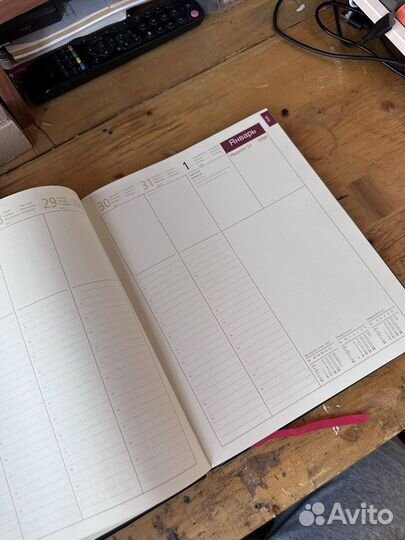 Кожаный блокнот