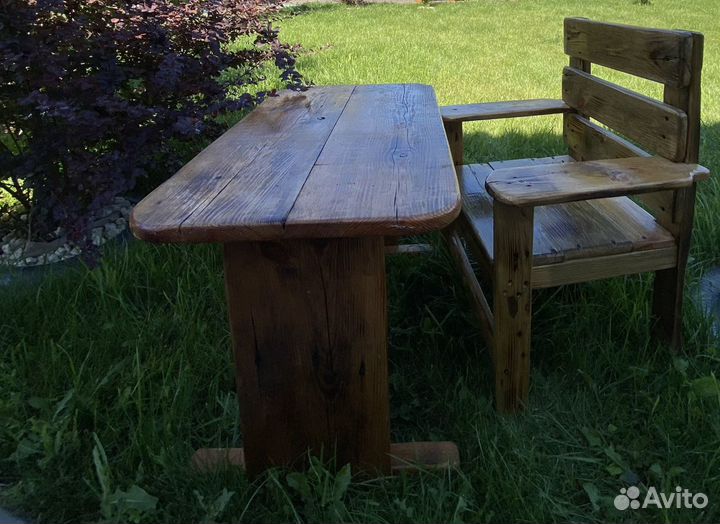 Детстий стол и стул,ручной работы