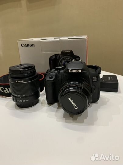 Фотоаппарат Canon 650d + 50mm 1.8