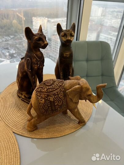 Статуэтка кошка и слон
