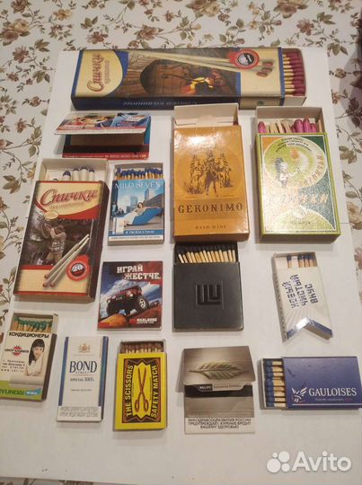 Коллекция спичек, спичечных коробков