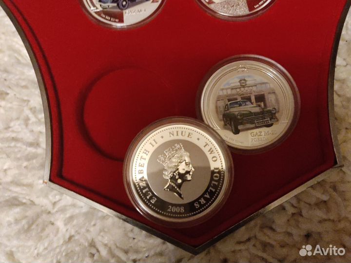 Серебряный набор монет Ниуэ 