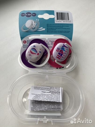 Пустышка avent 6 18