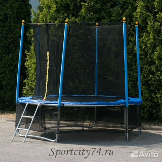 Каркасные батуты с сеткой