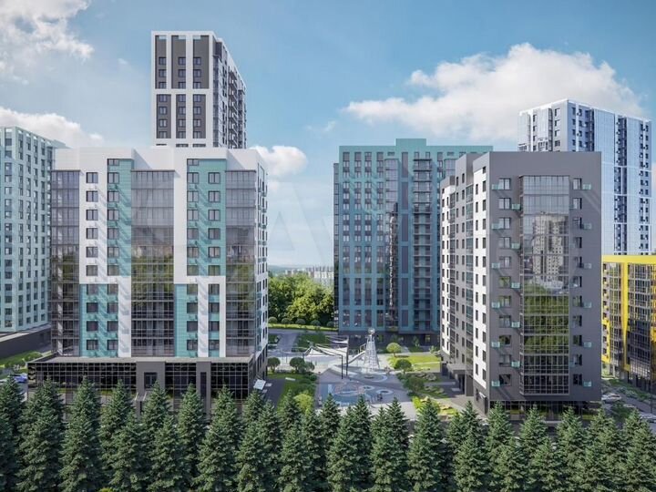 3-к. квартира, 66,5 м², 16/17 эт.