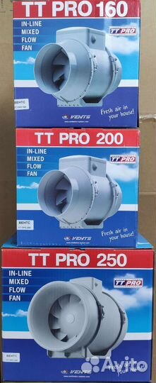 Новый канальный вентилятор vents TT PRO (вентс)