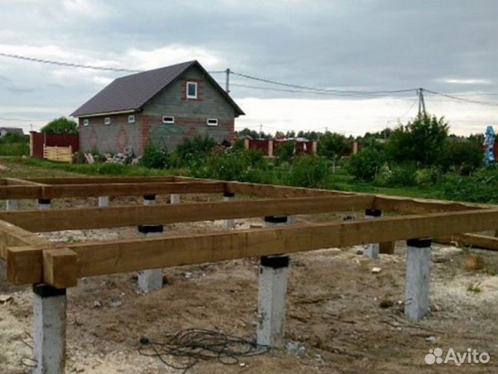 Сваи жб забивные. Установка за 1 день