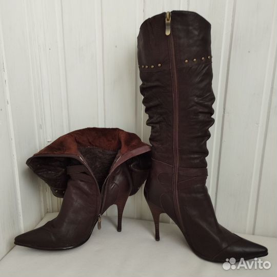 Сапоги женские натуральная кожа 38 размер